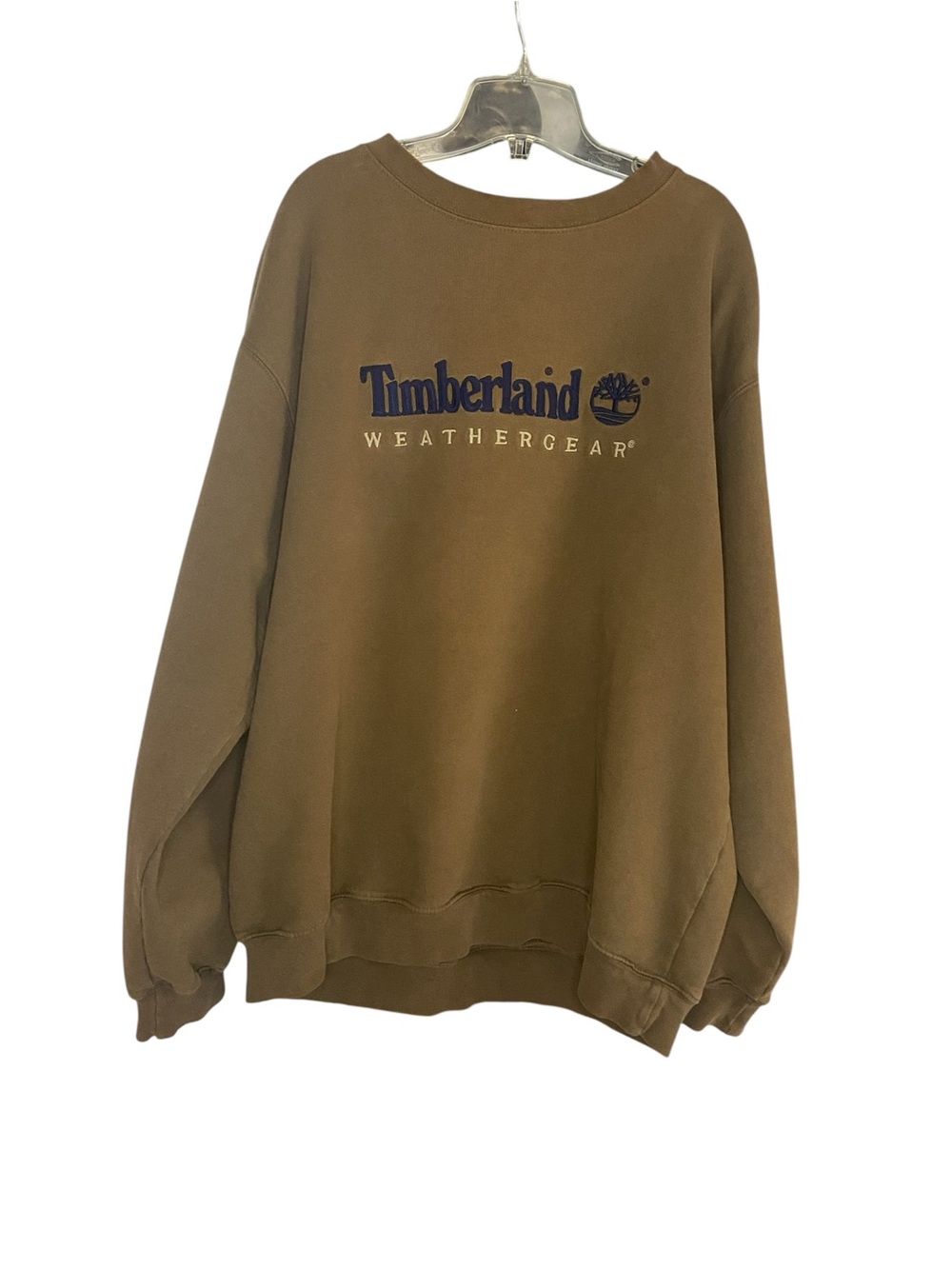vintage Timberland Weathergear crewneck sweatshirt sz XL, logo across the chest.